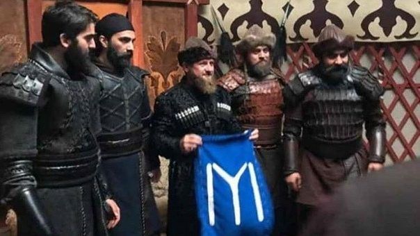 Ramzan Kadyrov visited the shooting of Diriliş: Ertuğrul