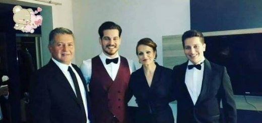 Çağatay Ulusoy with his family
