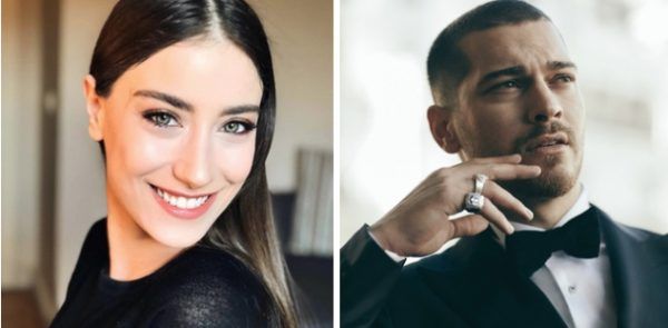 Hazal Kaya and Çağatay Ulusoy