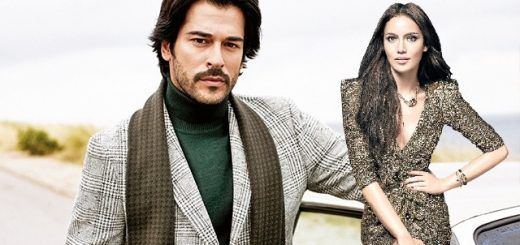 Burak Özçivit and Fahriye Evcen