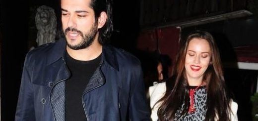 Burak Özçivit and Fahriye Evcen