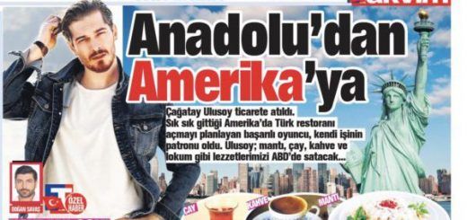 Çağatay Ulusoy opens a business in the USA