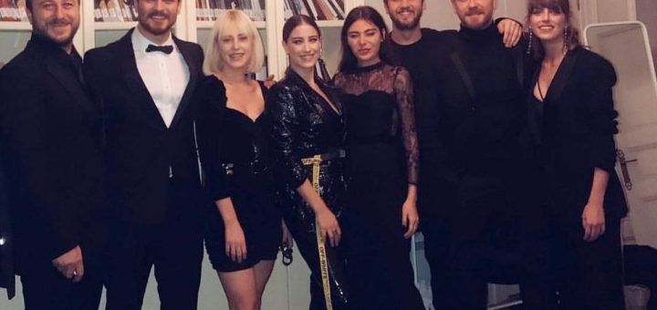 Çağatay Ulusoy, Aras Bulut İynemli, and Hazal Kaya