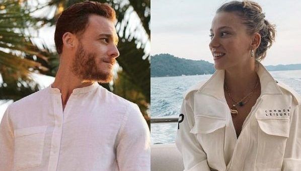 Kerem Bursin and Serenay Sarikaya