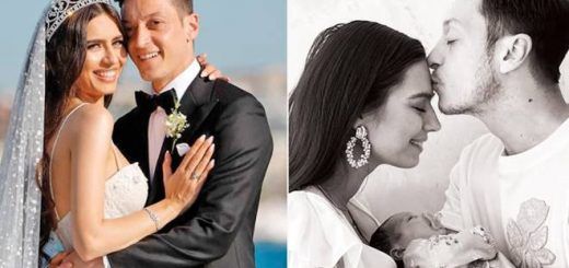 Amine Gülşe and Mesut Özil