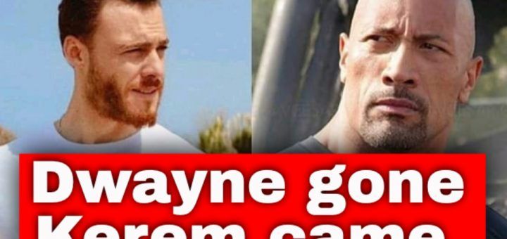 Kerem Bürsin replaced Dwayne Johnson
