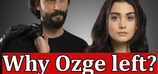 Why did Özge Yağız leave the series The Promise?