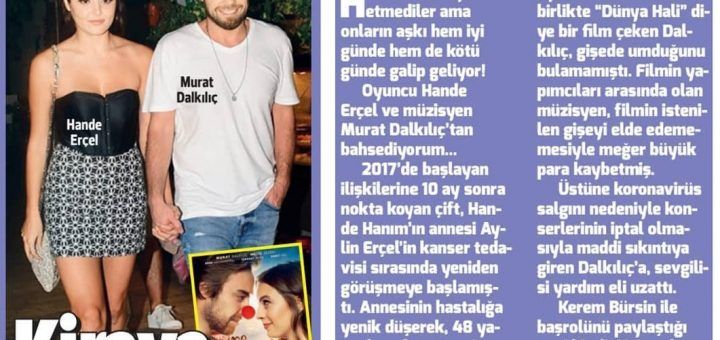 Hande Erçel helps Murat Dalkılıç