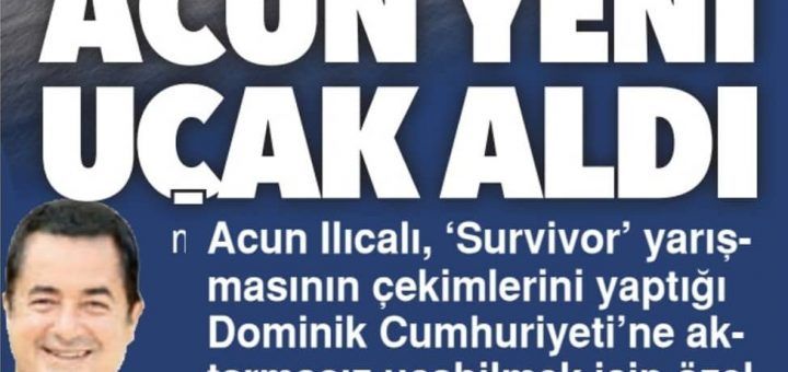 Acun Ilicali bought a new private jet