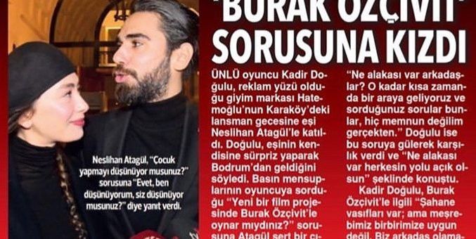 Neslihan Atagül and Kadir Doğulu