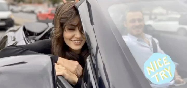 Kerem Bursin and Hande Erçel