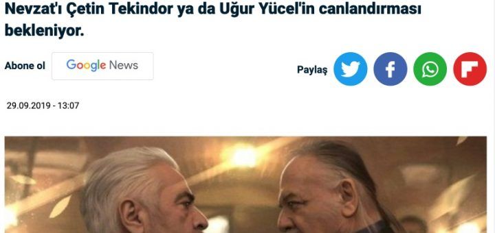 Çetin Tekindor or Uğur Yücel