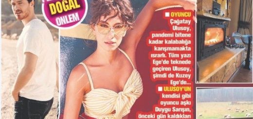 Çağatay Ulusoy avoids the crowd