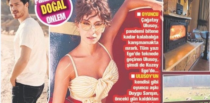 Çağatay Ulusoy avoids the crowd