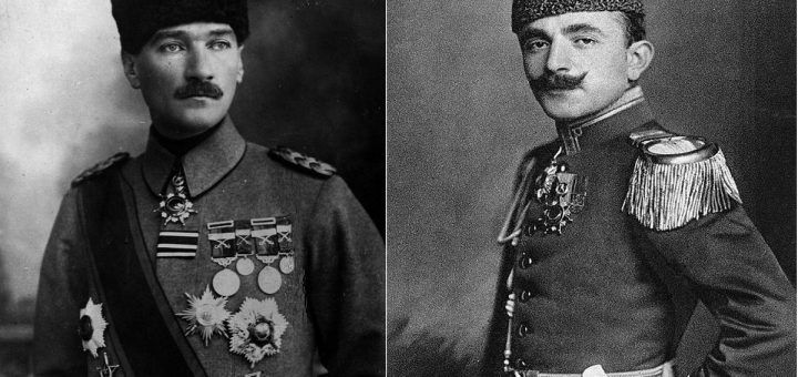 Enver Paşa and Mustafa Kemal Paşa