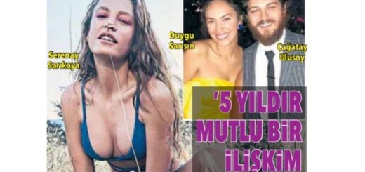 Çağatay Ulusoy and Serenay Sarıkaya